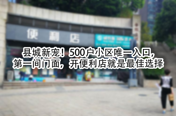 第一间门面，开便利店就是最佳选择.jpg
